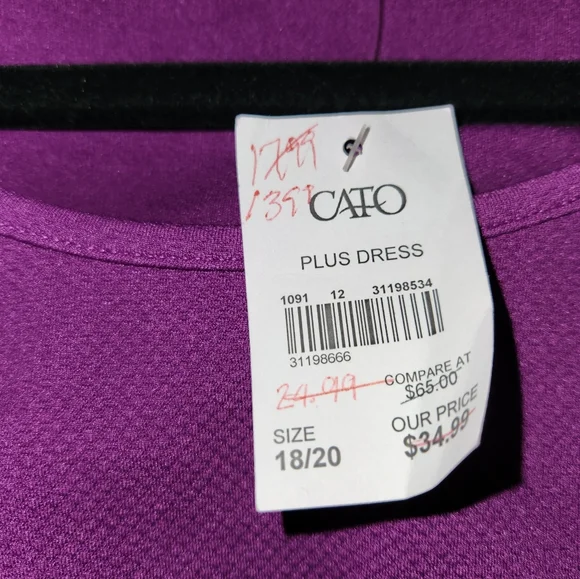 NWT Ashley Stewart long sleeve dress - Picture 3 of 11